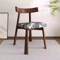 Scandinavian solid wood dining chair for home chinese ancient styleretro black chair ash wood dining table and chair italian normcore back chair
