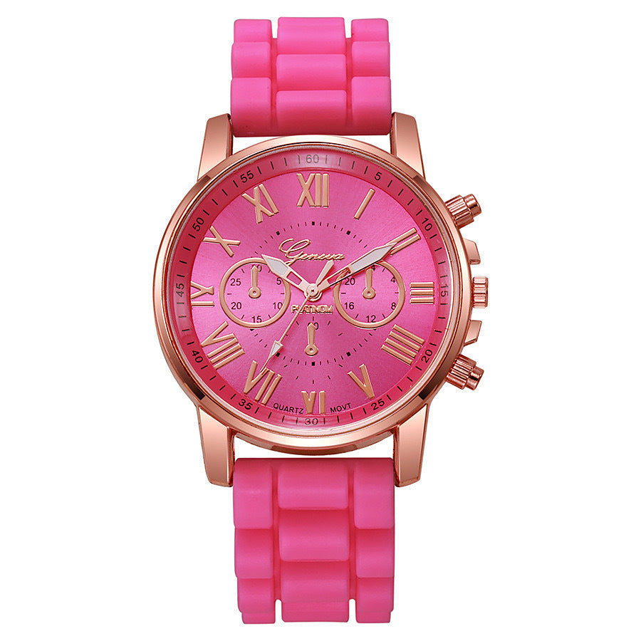 new arrival women's korean style quartz watch simple classic silicone strap watch women's watch wholesale dropshipping