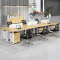 Saint li office desk and chair set - staff workstation with partition, cubicle, and computer desk
