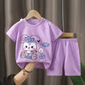 Short set - bunny purple