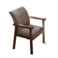 Dining chair solid wood for home single modern casual computer chair study sedentary casual entertainment mahjong chair office chair