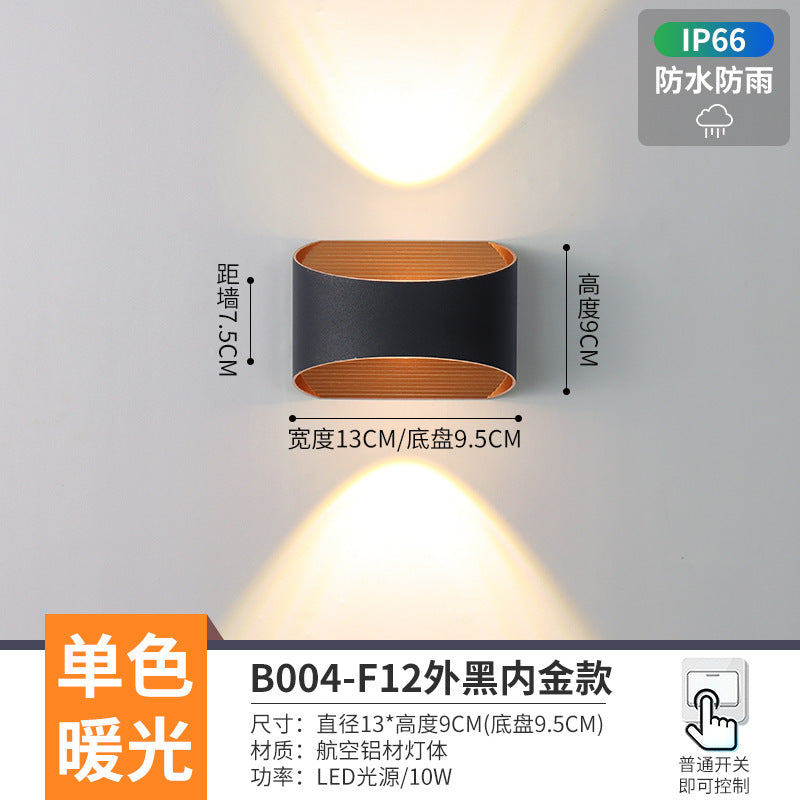 The whole network low-cost led corridor aisle entrance light new Nordic stairs balcony bedroom bedside background wall wall lamp