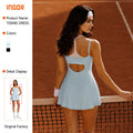 New tennis skirt jumpsuit - quick-dry, breathable yoga skirt - anti-exposure workout golf outdoor training skirt