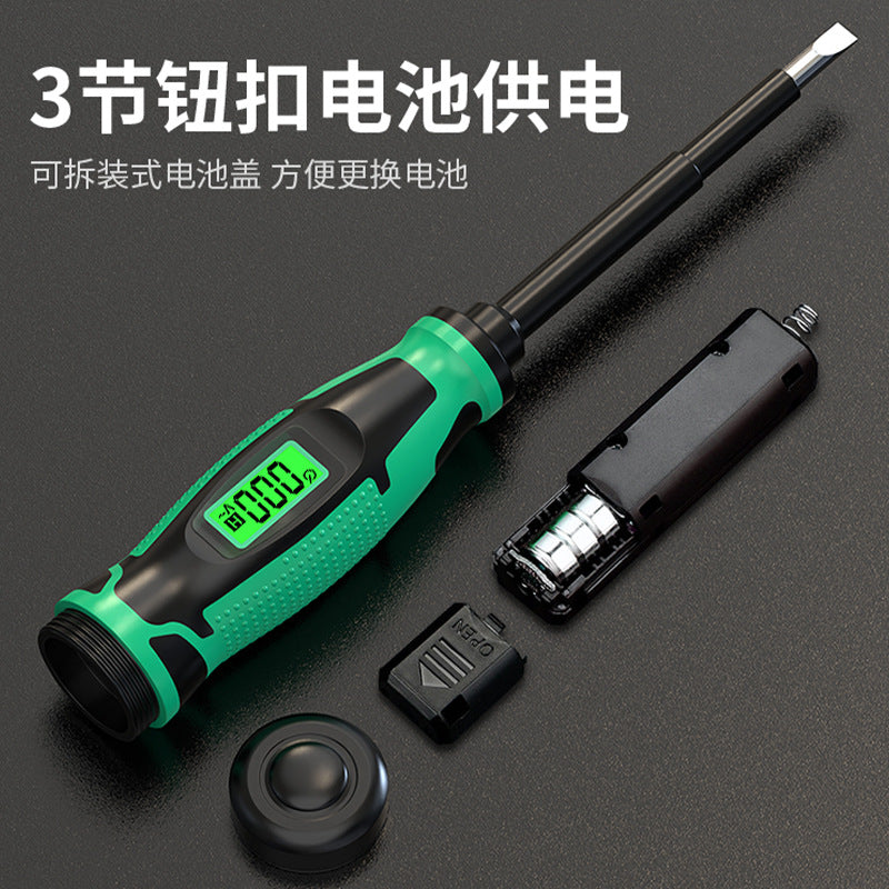 Smart digital display non-contact voltage tester screwdriver (phillips/slotted) - multifunctional electrical testing tool