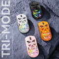 M7 hollowed-out lightweight perforated tri-mode bluetooth wireless 2.4g rechargeable gaming rgb illuminated mouse - cross-border edition