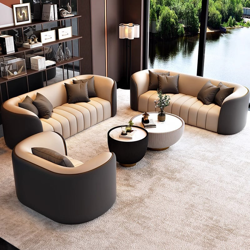 Beauty salon sofa office business reception lounge area negotiation sofa coffee table combination hotel home living room