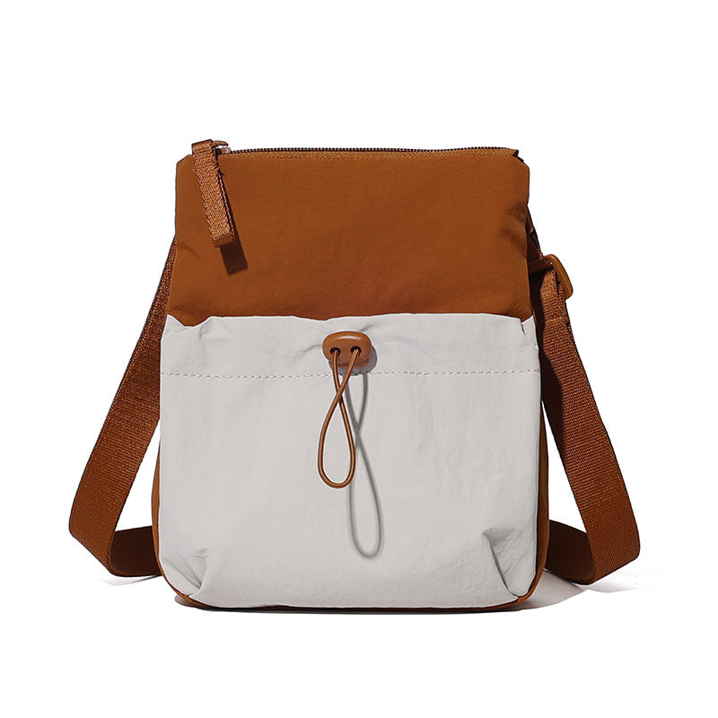 New Portable Dopamine Shoulder Messenger Bag Multifunctional Casual Commuter Mobile Phone Carry-on Sundries Storage Bag