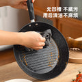Manufacturer wholesale personalized medical stone porous non-stick frying pan for homemultifunctional omelette handy gadget small flats frying pan