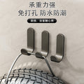Hook adhesive punch-free kitchen wall hanging gun gray adhesive hook wall sticker wall load-bearing kitchen bathroom door back hook