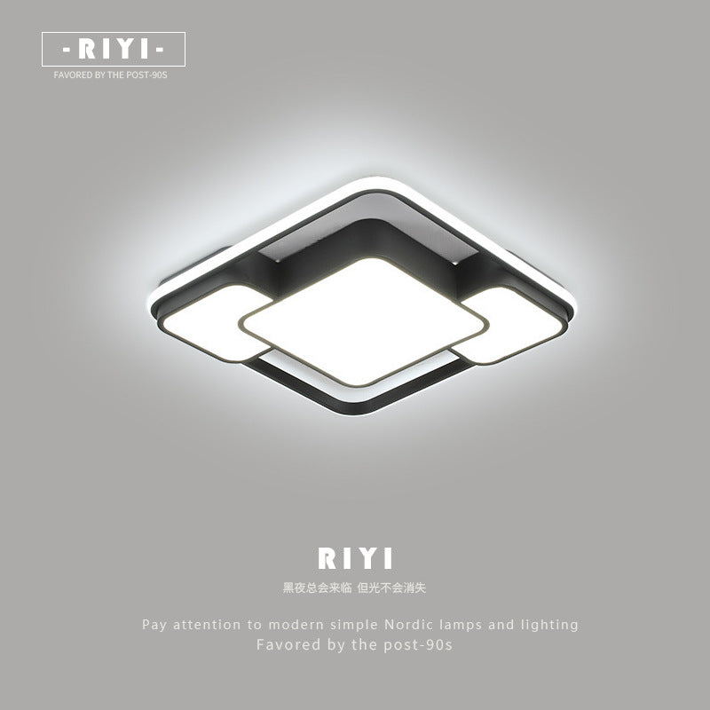 LED ceiling light bedroom light living room light simple modern atmosphere ultra-thin round Nordic restaurant balcony indoor lighting