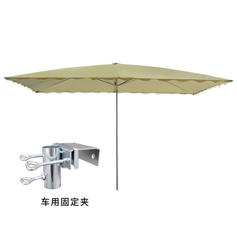 Sun umbrella sun umbrella tent outdoor large umbrella stall square umbrella type thickened durable awning street stall courtyard commercial