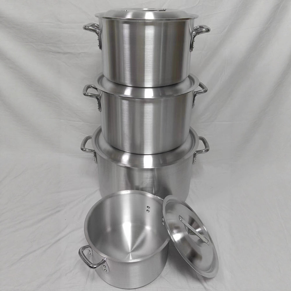 4pcs5pcs thickened aluminum pot setexportsuitaluminium pot
