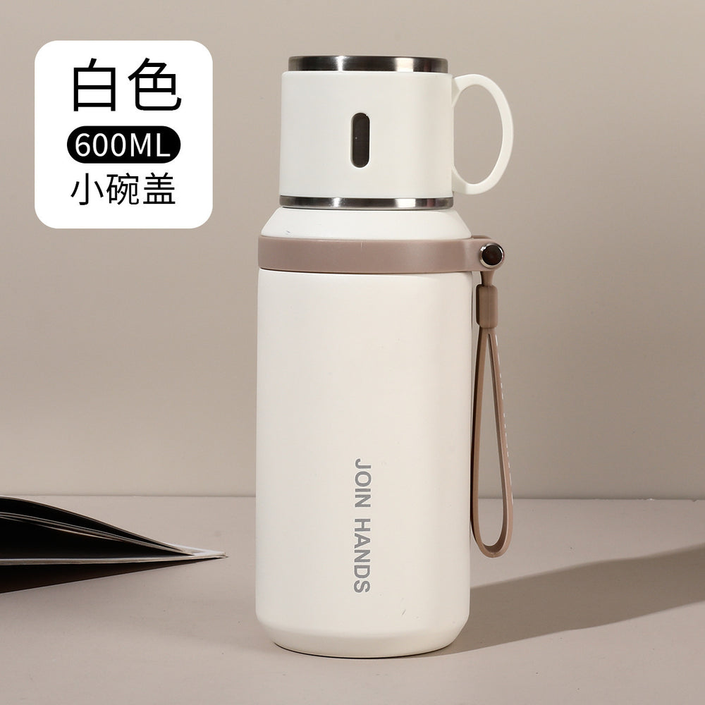 Outdoor men's large capacity all-steel kettle thermos 316 stainless steel tea infuser bottle car portable water cup