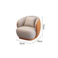 Cream style normcore slate leather corner table modern living room round small apartment size round coffee table sofa combination