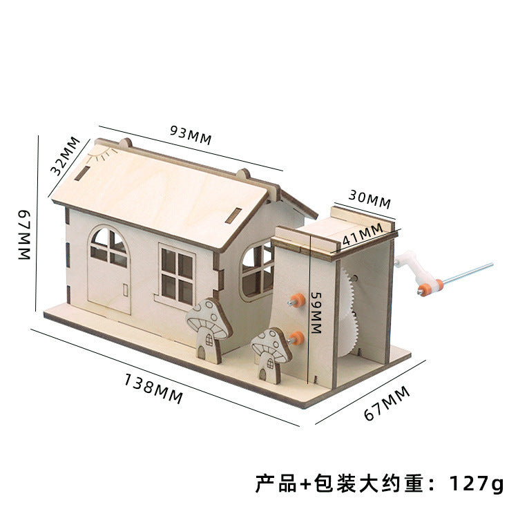 Primary school students science and technology small production children's creative DIY physics experiment science teaching aids handmade materials steam education