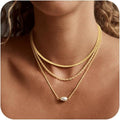 2025 bestselling minimalist commute layered necklace set - casual, versatile, trendy accessory design - short style