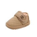 Xiaoxiangfeng baby snow boots winter thick velvet men's and women's kids cotton shoes infant kids toddler shoes kids k-style milk tea