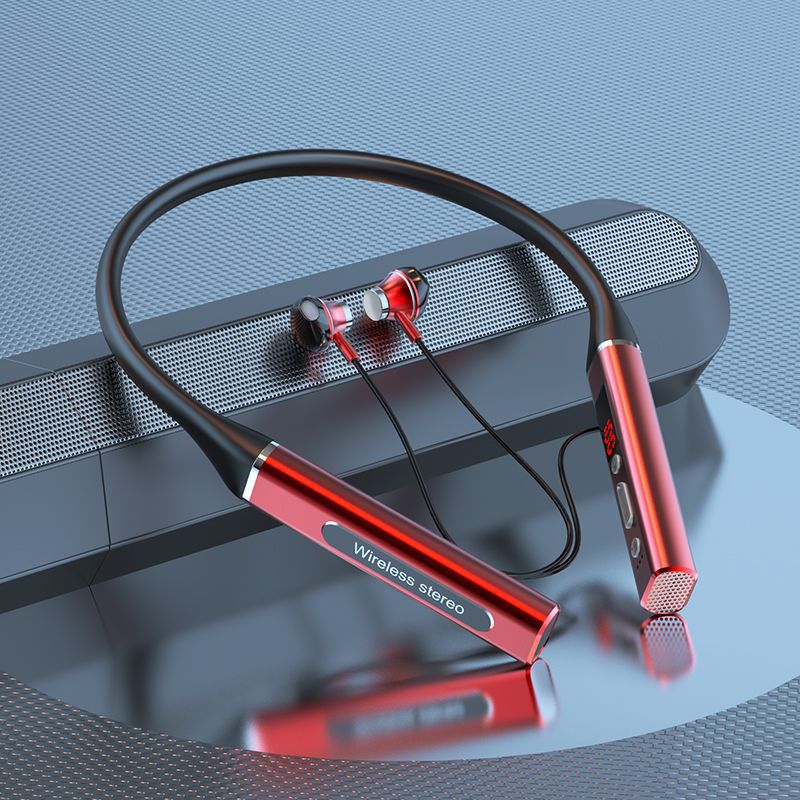 Sports bluetooth headphones - long battery life, neckband design, stylish in-ear fit, universal compatibility for android & ios - multiple styles available