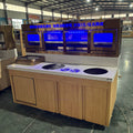 Mizumura bibimbap commercial buffet table bibimbap table snack catering hot pot barbecue restaurant refrigerated and sterilized buffet
