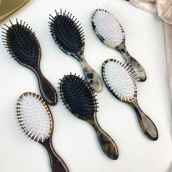 European popular acetate fiber airbag comb fluffy cranial top girls massage comb household portable hair air cushion comb