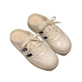 Baotou half slippers women's summer outwear 2026new arrival heelless fashioneasiest for match german training shoes lazy one-leg women's shoes