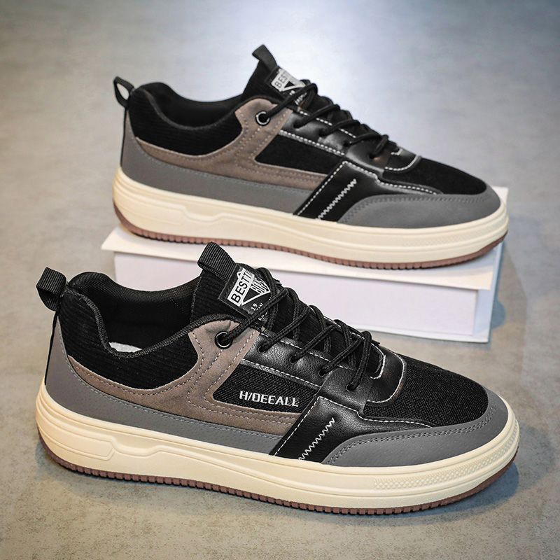 Men's spring 2025 new arrivals: breathable, hong kong style, versatile, dirt-resistant mesh sneakers - trendy, lightweight, soft sole athletic casual shoes