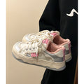 Thick solefleece-lined sneakers 2026winternew arrivaleasiest for matchwhite shoesins student casualniche styleheattech cotton shoes