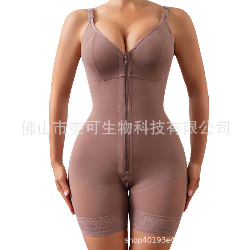 European and american style women's bodysuit shapewear - powerful tummy control, waist cincher, butt lifter, body shaping, seamless mesh corset