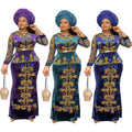 supply new arrival gold velvet + mesh patchwork pure color hot diamond hip-covering long skirt with belt but not headscarf