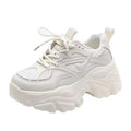 Best sellingdad shoes height increasing shoes 2026 spring and summer new arrivaleasiest for matchpetiteswhitethick soleplatform shoes women's sports shoes