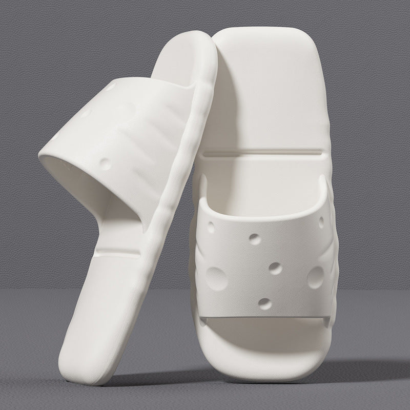 Travel disposable slippers cute cheese bathroom non-slip hotel portable foldable slippers