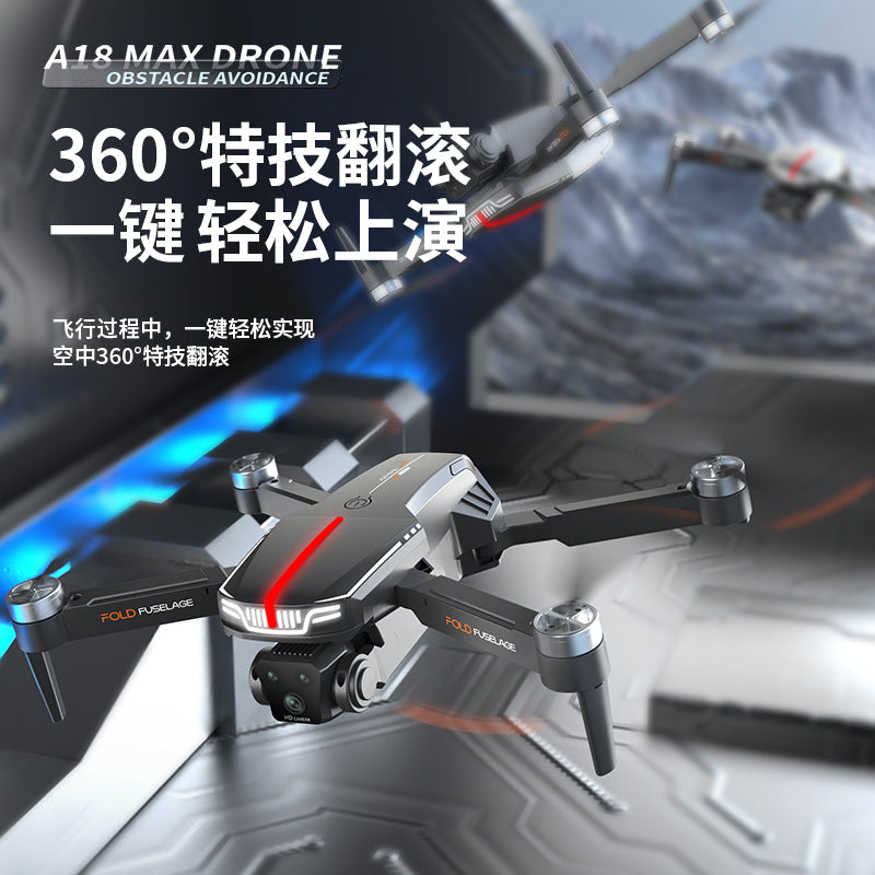 A18 drone professional aerial photography long-endurance lighting remote control aircraft optical flow brushless aircraft children's toy