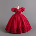 Ready-to-ship new girls' evening gown lace sequin princess dress piano performance dress children's dress