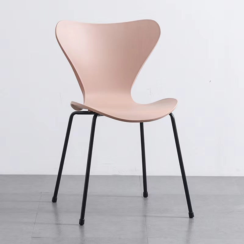 Backrest chair Modern simple casual ins Internet celebrity streamlined negotiation restaurant desk chair Home hotel dining chair