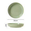 8inch soup plate-green