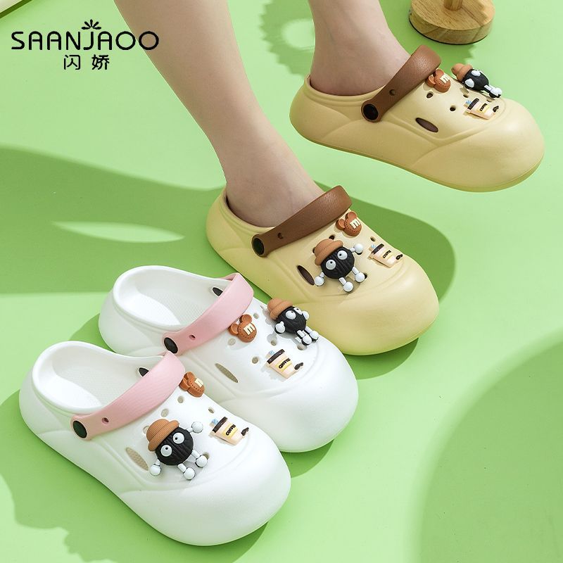 Women's high heel platform clogs - new anti-slip beach sandals & slippers for women - summer outdoor wear