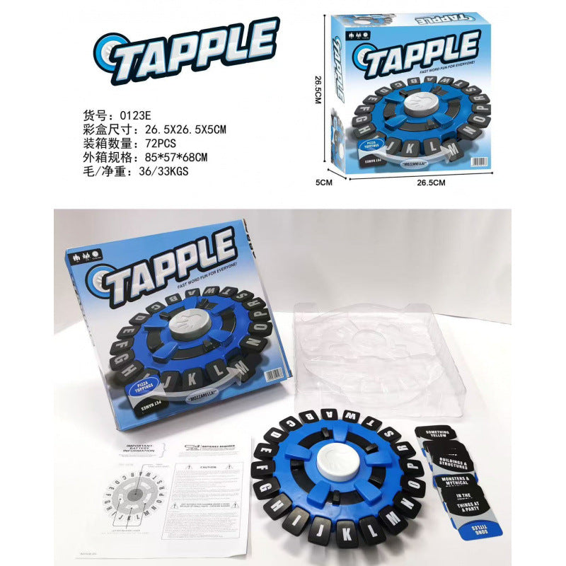 export children's crazy alphabet game fast-paced family board game puzzle toy wholesale