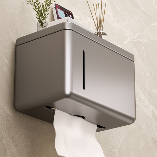 Toilet tissue box Wall-mounted toilet paper box Bathroom non-punching toilet paper holder Toilet roll paper rack