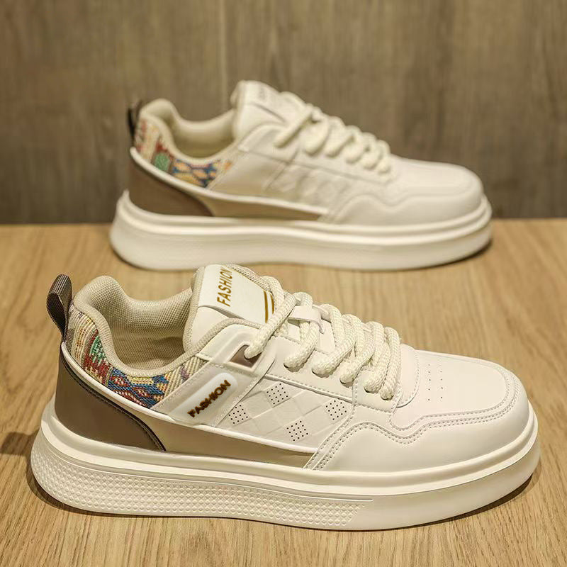 Men's shoes 2026 new summer trendy versatile athletic casual sneakers men's soft sole white trendy shoes men's footwear