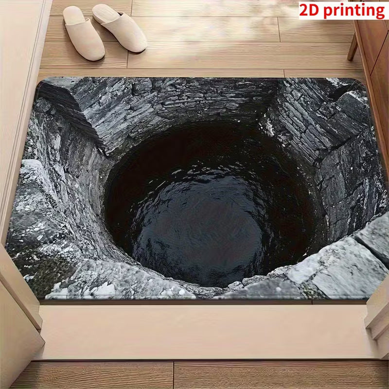 hot-selling stereo visual trap floor mat for home entrance door mat bathroom absorbent foot mat
