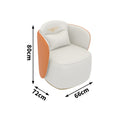 Commercial curved leather sofa office reception coffee table hotel sales center beauty salon reception negotiation table and chair set