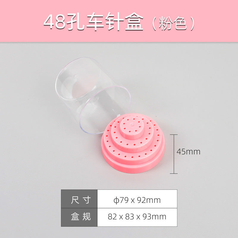 Dental 48-hole low-speed car needle box, sterilization box, needle holder, round car needle box, root canal file placement box, storage box.