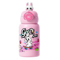 Cartoon character kids' thermos cup - 316 stainless steel, food-grade, student straw water bottle, portable dual-drink children's mug