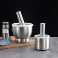 supply 304 stainless steel garlic press garlic paste handy gadget medicine jar small garlic press for home grinding bowl