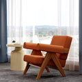 Negotiation table and chair combination, star hotel chair, rest, reception, sales suite, solid wood sofa chair, all solid wood