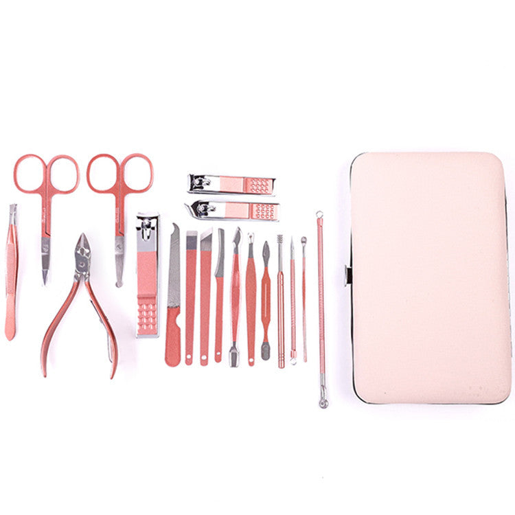New nail art set manicure kit 7-piece logo pedicure scissors care tools gift set
