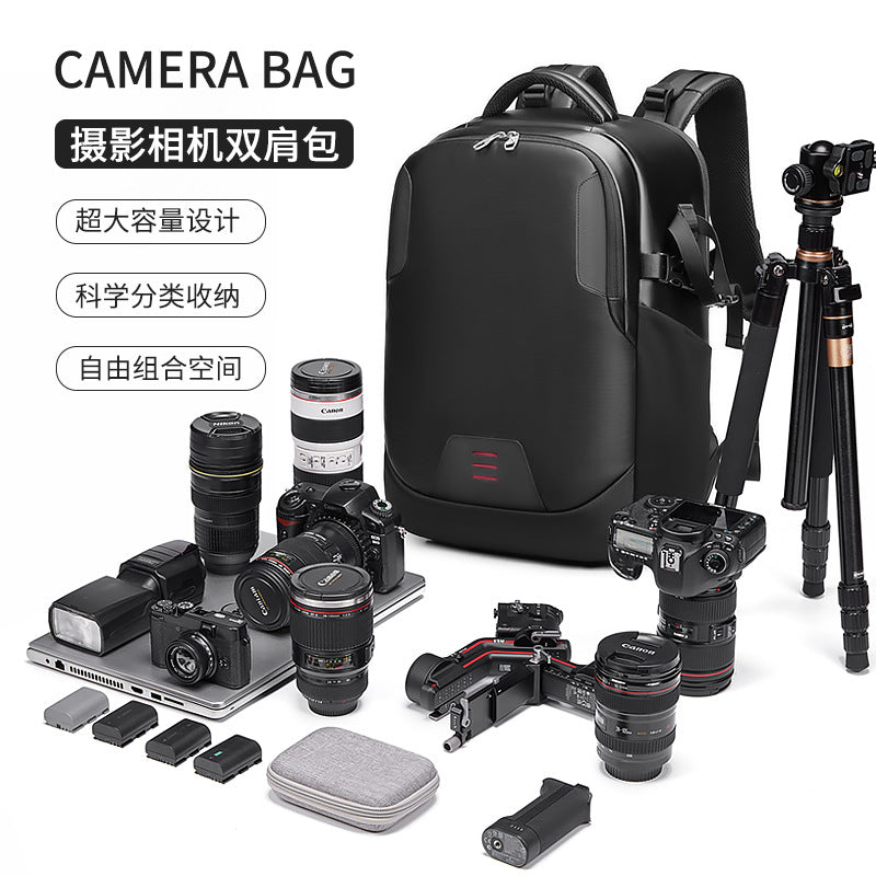 Cross-border new SLR camera bag Canon Nikon digital bag drone backpack waterproof computer integrated camera bag