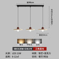 Casual single-head dining room chandelier living room scandinavian three-head dining table hanging wire lamp bedroom bedside led creative bar lamp
