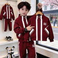 Boys' spring/autumn outfit set: new  trendy casual clothes, stylish and handsome two-piece set for kids
