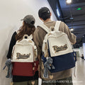 Women's backpack 2024 new casual college student backpack high school junior high school student men's schoolbag large capacity travel bag